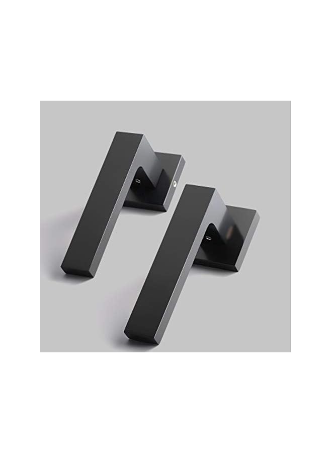PROMASS promass Square Interior Door Handle sets - 35-55mm Doors, Black  - Image 4