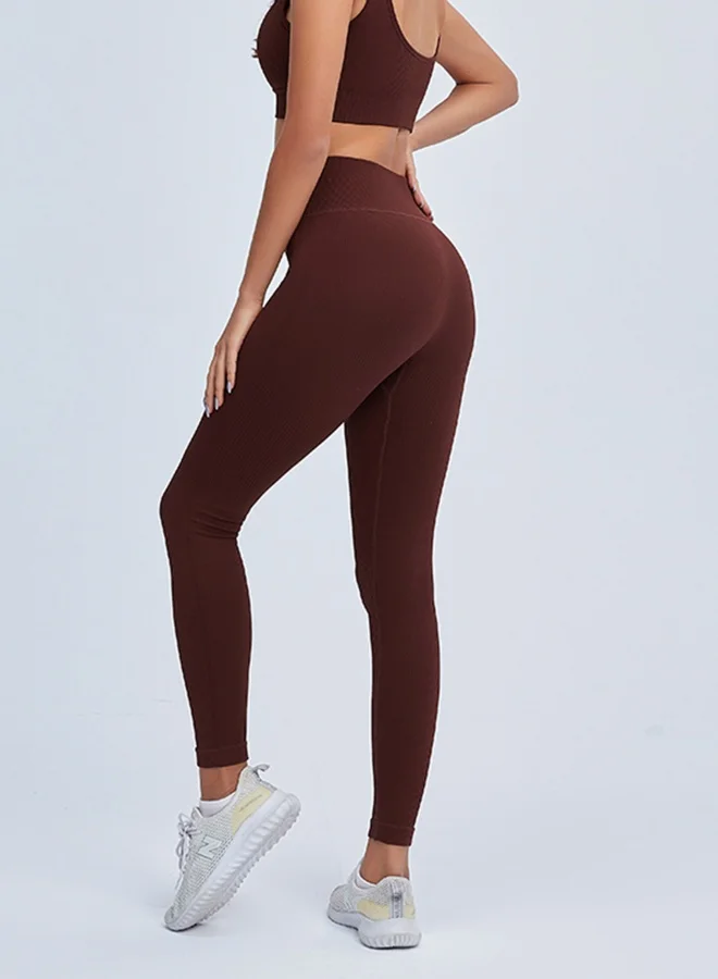 KAWN.YOGA Womens High Waist Contour Workout sport Leggings Yoga Pants Tummy Control Running Pants.