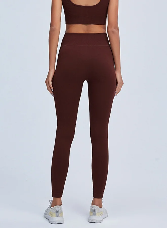 KAWN.YOGA Womens High Waist Contour Workout sport Leggings Yoga Pants Tummy Control Running Pants.