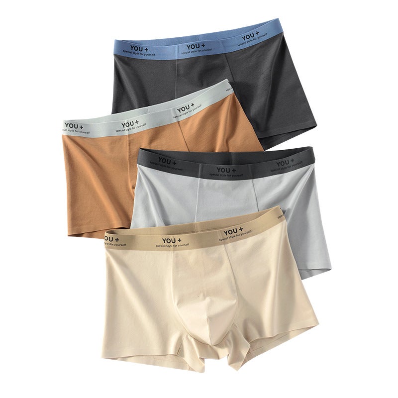 Men's 60s Cotton Boxer Briefs with Antibacterial Lining - Image 1