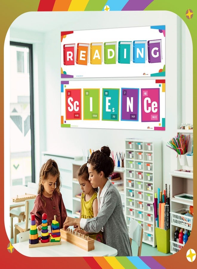Sproutbrite 4 Educational Charts Math Science Writing Reading 13.5"x39" - Image 5
