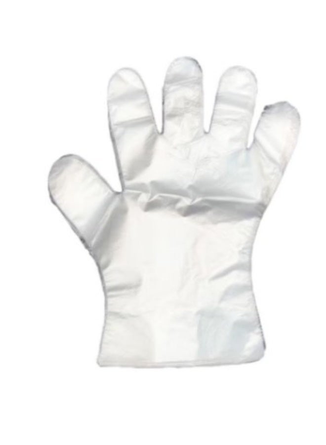 Disposable Plastic Gloves Box/100 Pcs Clear - Image 1