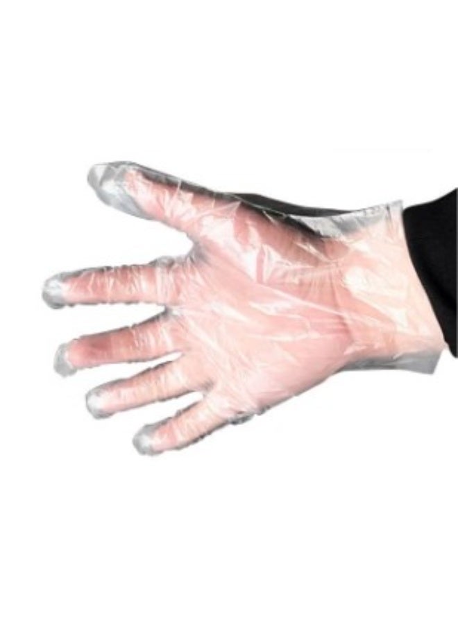 Disposable Plastic Gloves Box/100 Pcs Clear - Image 2