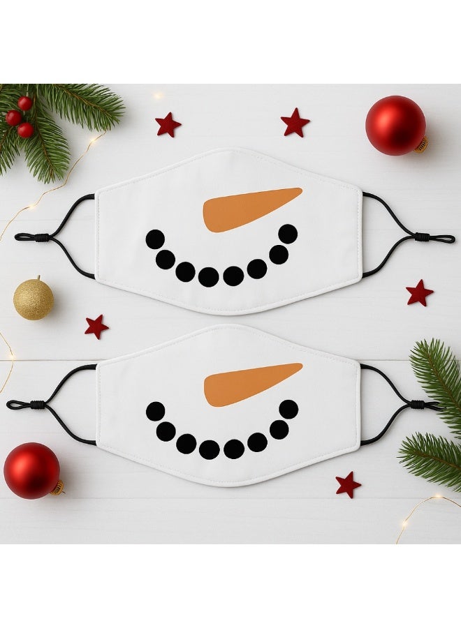 برينت شوب فور مي قناع حماية الوجه الجديد للبالغين في عيد الميلاد، قابل للغسل وقابل للتعديل للرجال والنساء والشباب - Image 5