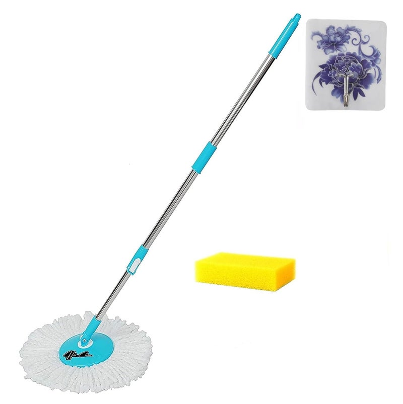 Hill Clean Hill Clean Spin Mop Spares Set Adjustable RapidChange Handle for Industrial Household Floor Cleaning EElite Classic Ace MopsDG