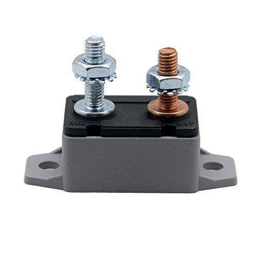 ZOOKOTO 2pcs 12-24V 50 Amp ATV AUTO Resettable Circuit Breaker Fuse Holder 50A - Image 5