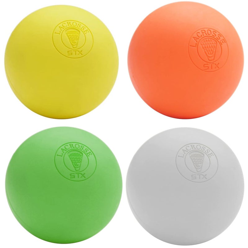 STX Lacrosse Balls - Mixed Color 4-Pack - Image 2