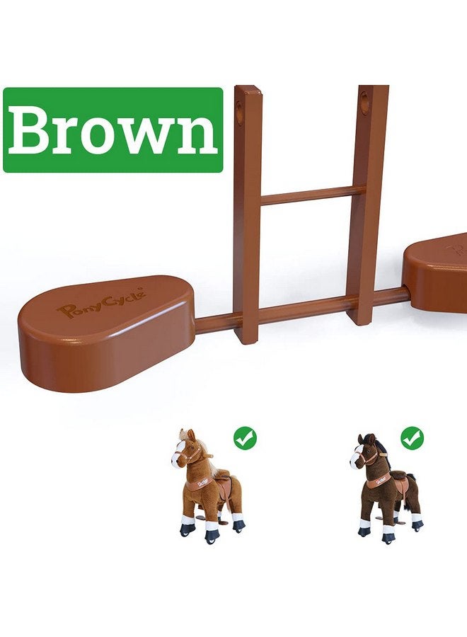 PonyCycle PonyCycle Pedal Pad (for Model U Size 3 Ride on Horse Brown, Chocolate) - Brown - Image 5