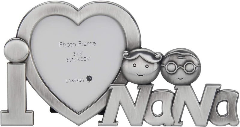 Lasody I Love You Nana Picture Frame-Nana Gifts,Nana Birthday gifts,Mother Day Picture Frame Gifts - Image 1