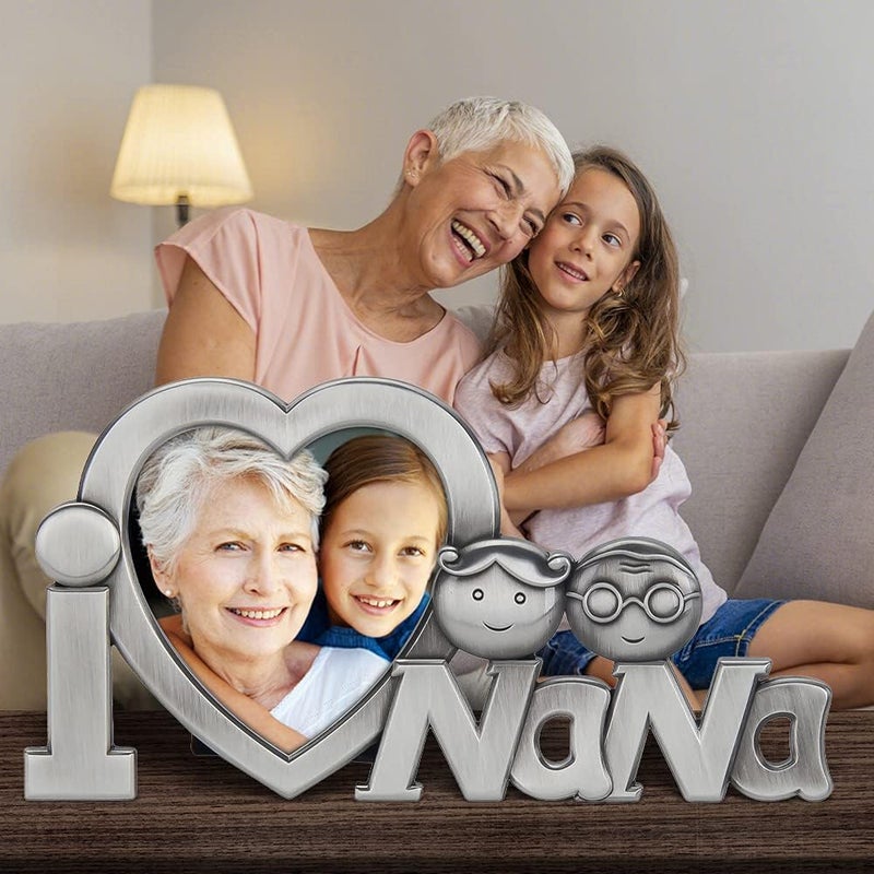 Lasody I Love You Nana Picture Frame-Nana Gifts,Nana Birthday gifts,Mother Day Picture Frame Gifts - Image 5