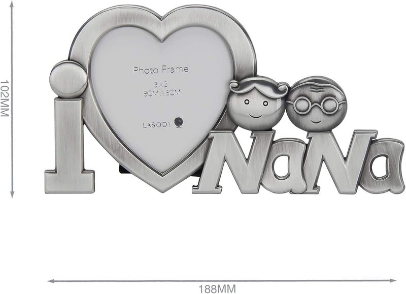 Lasody I Love You Nana Picture Frame-Nana Gifts,Nana Birthday gifts,Mother Day Picture Frame Gifts - Image 3