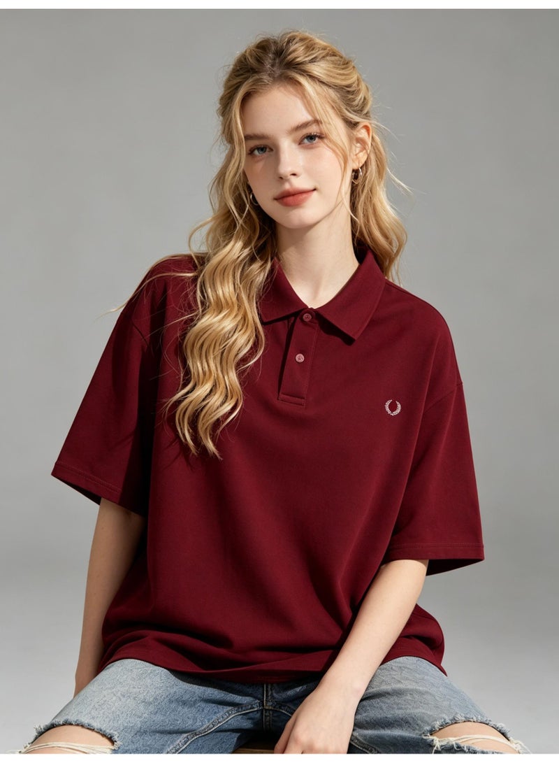 Fred Perry unisex laurel wreath logo Polo shirt, breathable cotton short sleeves, classic loose casual models for men and women. - Image 4