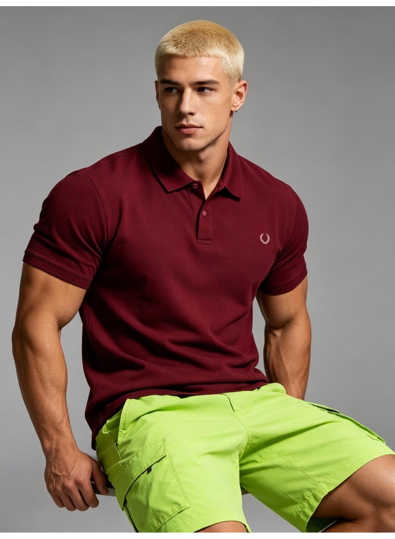 Fred Perry unisex laurel wreath logo Polo shirt, breathable cotton short sleeves, classic loose casual models for men and women. - Image 5