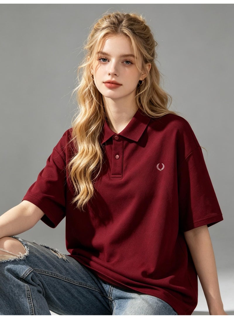 Fred Perry unisex laurel wreath logo Polo shirt, breathable cotton short sleeves, classic loose casual models for men and women. - Image 2