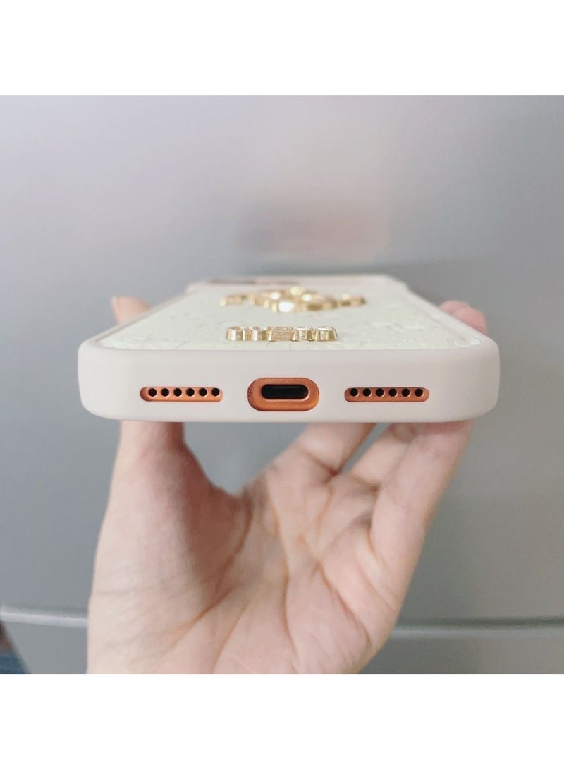 GUESS iPhone 17 Pro Max Cover PU Case With Cardslot & Script Metal Logo - White - Image 4