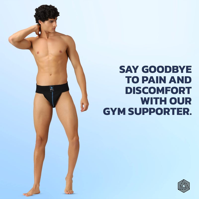BOLDFIT Gym Supporter for Men Sports Underwear for Men for Workout in Gym Stretchable Cotton, Quick Dry, Moisture Wicking Supporter for Cricket, Gym, Running - Image 5
