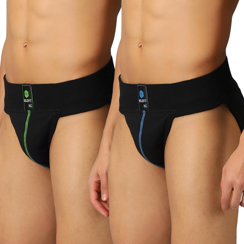 BOLDFIT Gym Supporter for Men Sports Underwear for Men for Workout in Gym Stretchable Cotton, Quick Dry, Moisture Wicking Supporter for Cricket, Gym, Running - Image 1