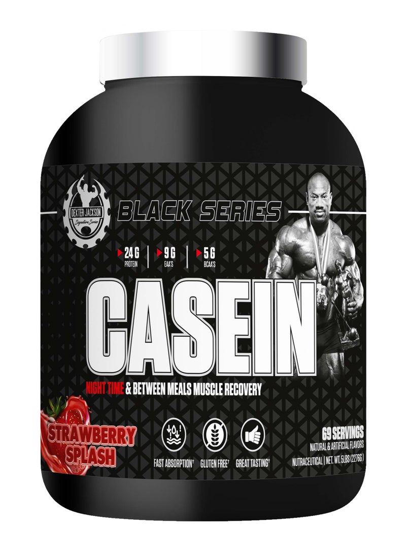 دكستر جاكسون بروتين كازين من Dexter Jackson Black Series - بنكهة الفراولة - Image 1