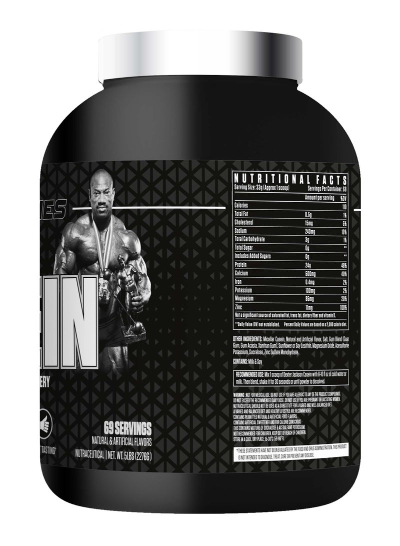 دكستر جاكسون بروتين كازين من Dexter Jackson Black Series - بنكهة الفراولة - Image 3