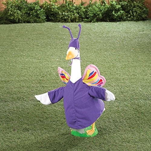 Fox Valley Traders Gaggleville Butterfly Goose Outfit, Fits Large 23" H Statue - Image 5