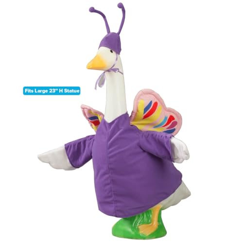 Fox Valley Traders Gaggleville Butterfly Goose Outfit, Fits Large 23" H Statue - Image 2