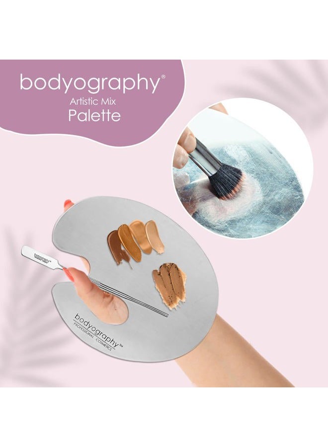 Bodyography Artist Mix Palette Stainless by Bodyography for Women - 1 Pc Palette - Image 3