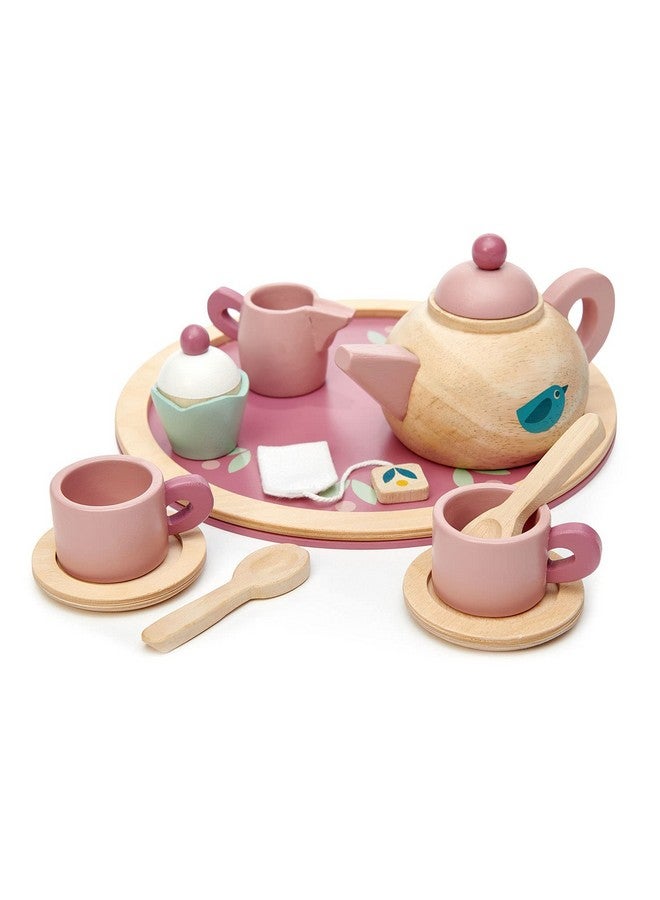 Tender Leaf Toys Birdie Tea Set Realistic Teapot Cups And Treats For Pretend Afternoon Tea Party Social Creative And Imaginative Development Learning Role Play Age 3+ - Image 2