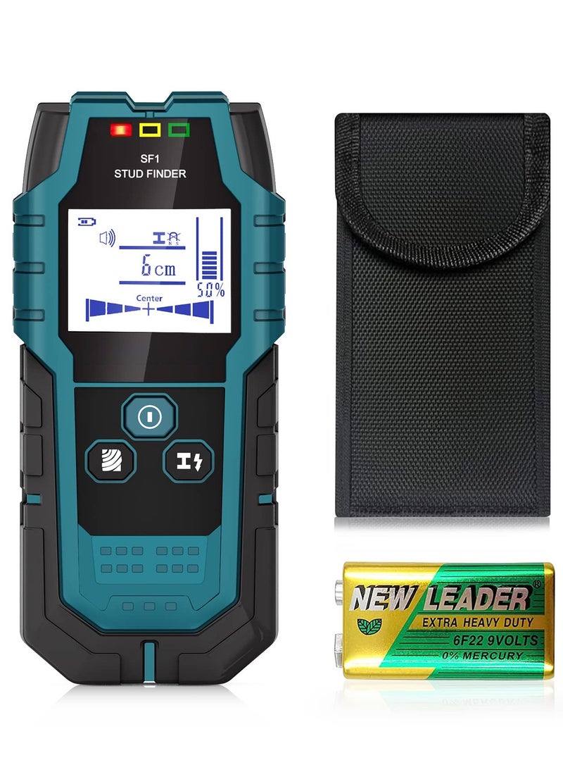 Excefore Stud Finder Wall Scanner, SF1 Wall Scanner 4 In 1 Electronic Stud Sensor With Depth Tracker, Unit Change, For Wood, Metal, Cables, Circuits Detect In Walls  - Image 1