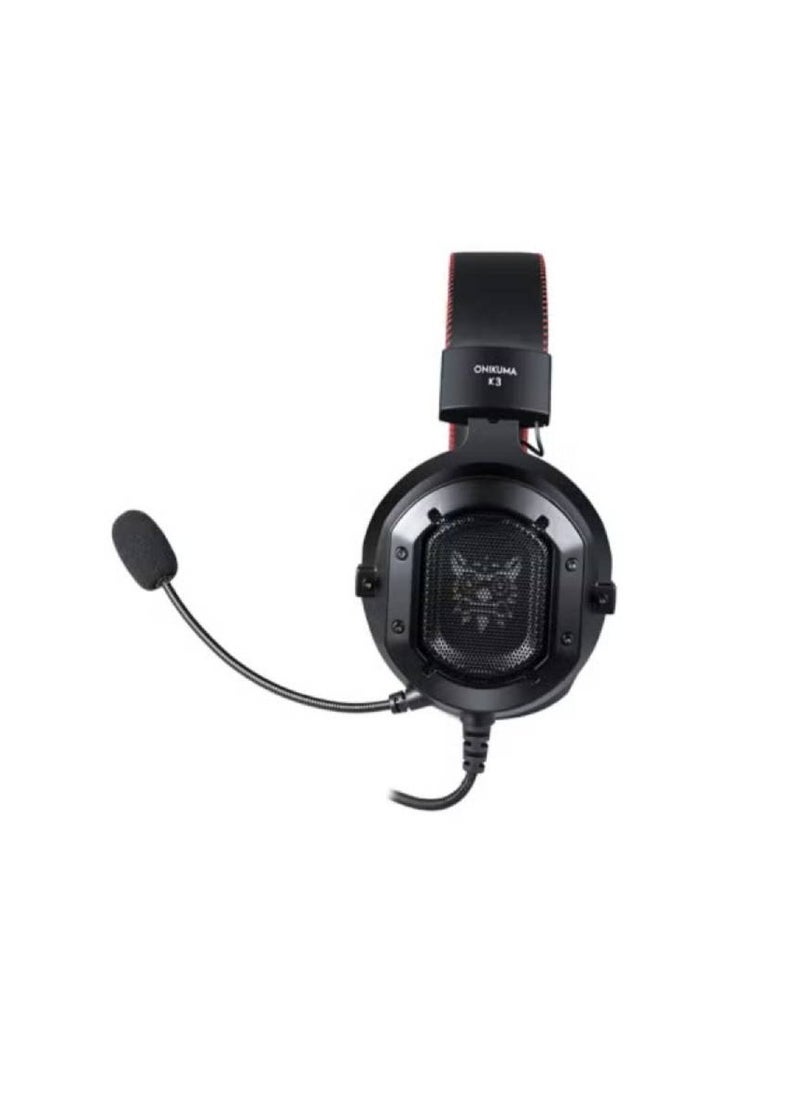 onikuma Over-Ear Wired LED Gaming Headset with Microphone – Compatible with PS4/Xbox/PC  - Image 2