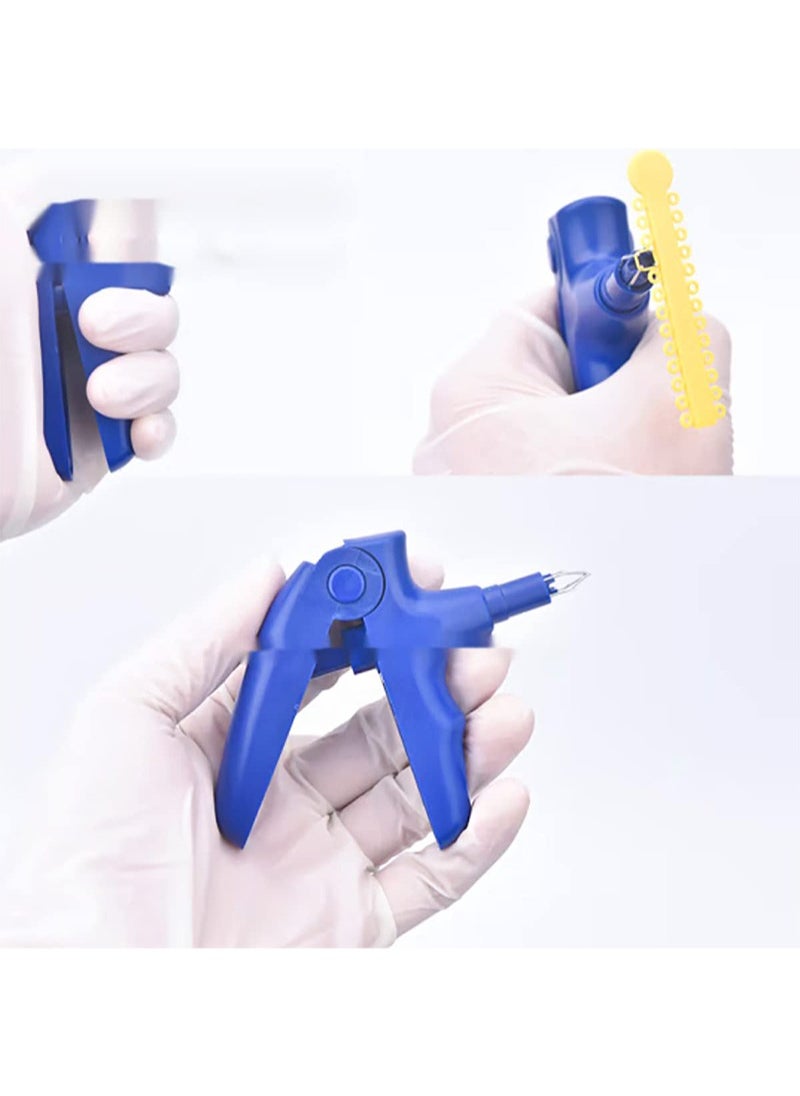 HaLunhi Bracket Kit Includes Orthodontic Clip Tool And Loop Rubber Band Bracket Rubber Band 40pcs Bracket Rubber Band Tool  - Image 5