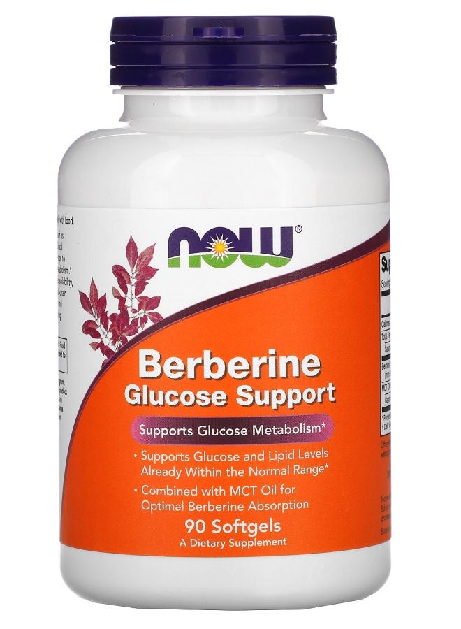 now Berberine Glucose Support 90 Softgels