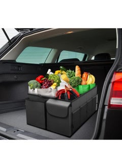 Eoptify Foldable Car Trunk Organizer – Non-Slip Storage Box with Cover & Adjustable Strips, 3-Compartment Organizer for Tools, Ideal for Travel, Camping, and Picnics  - Image 2