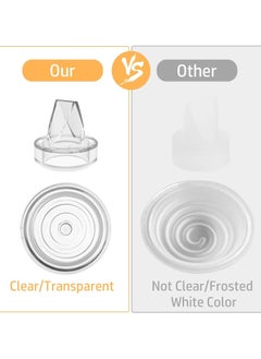 bbet 5Pack Silicone Duckbill Valve & 4Pack Silicone Diaphragm Compatible with momcozy S9 / S12 / S9Pro / S12Pro Wearable Breastpump, Breast Pump Replacement Parts, Breastfeeding Essential Accessories  - Image 2