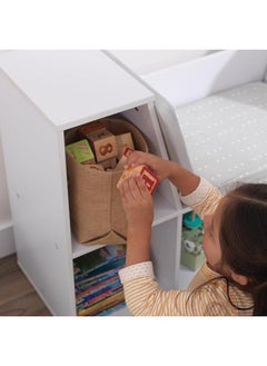 Dreeba Dreeba Bookcase With Reading Nook - White  - Image 3