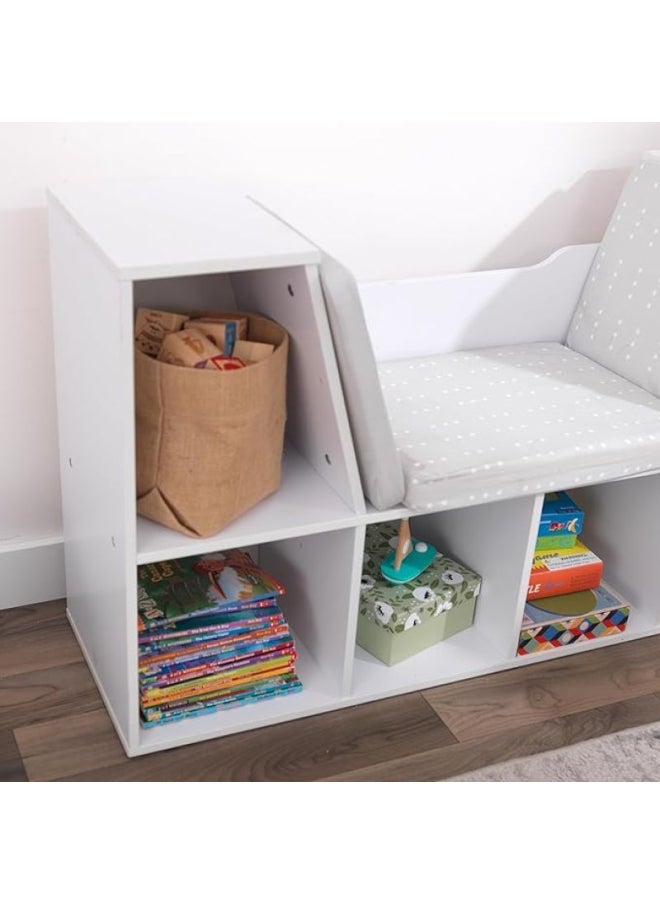 Dreeba Dreeba Bookcase With Reading Nook - White  - Image 4