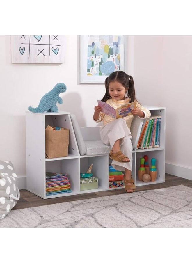 Dreeba Dreeba Bookcase With Reading Nook - White  - Image 1