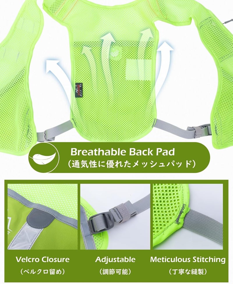 TRIWONDER Hydration Running Vest Backpack, Lightweight Water Pack for Men Women Hydration Backpack for Trail Race, Hiking, Cycling, Climbing, Camping, Jogging, Marathon - Image 4