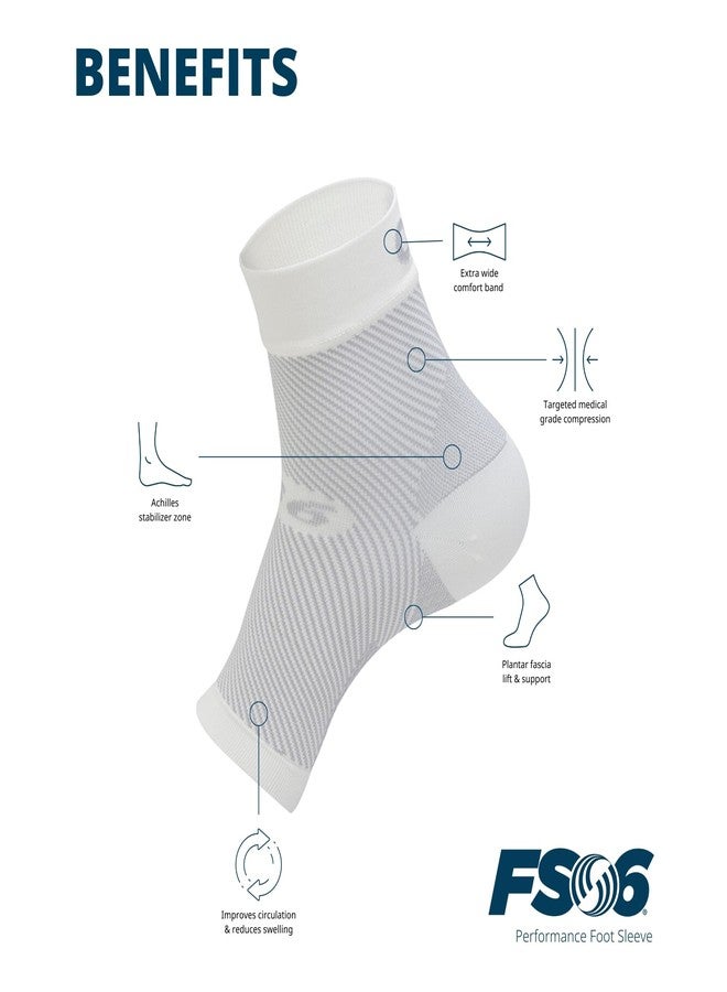 OS1st FS6 Plantar Fasciitis Foot Sleeve for Plantar Fasciitis Pain, Heel and Arch Pain, and Arch Support (XX-Large) - Image 4