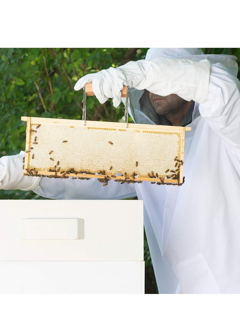 Bluejw - 5-Piece Beekeeping Suit Bee Jacket Beekeeping Gloves Protective Sleeves Beehive J Hook Hive Tool Bee Hive Brush For Beekeeper Supplies Hive Tool Set - Image 1