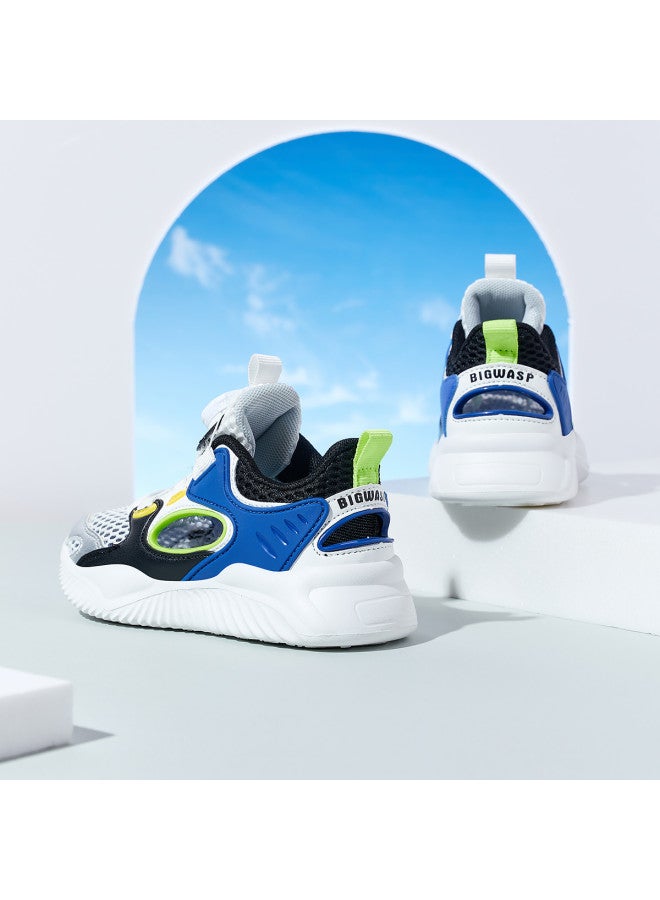 Bumblebee Rotary Button Kids Shoes, Boys' Summer Mid-big Children Frame Shoes, Comfortable Children's Sneakers, Girls' Breathable Shoes - Image 4