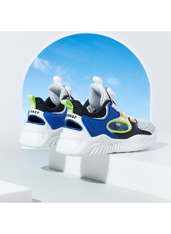 Bumblebee Rotary Button Kids Shoes, Boys' Summer Mid-big Children Frame Shoes, Comfortable Children's Sneakers, Girls' Breathable Shoes - Image 5