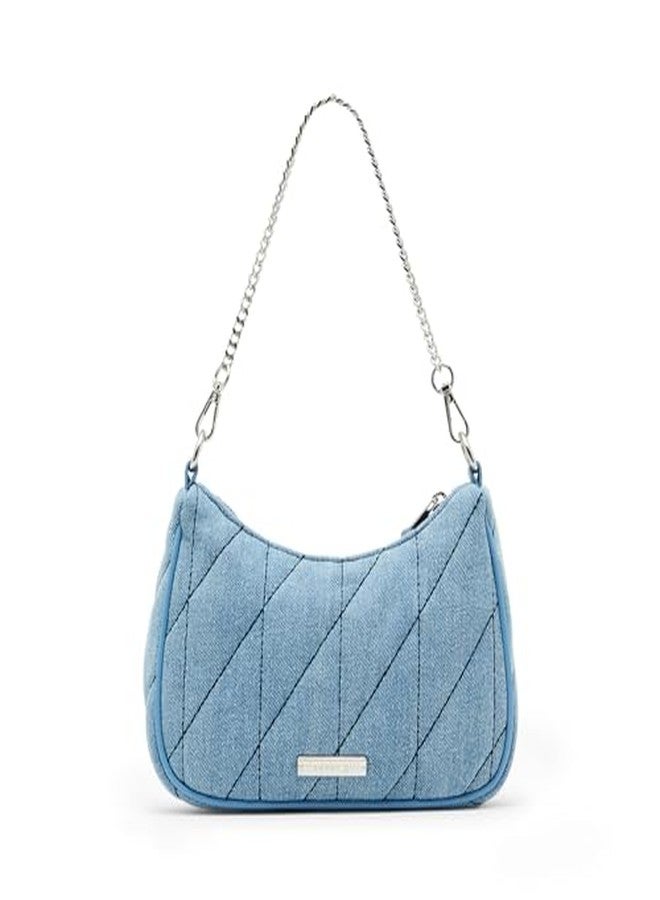 Madden Girl MG241161 Blue Shoulder Bag, Denim - Image 3