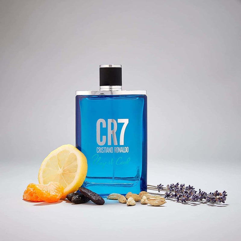 CR7 Play It Cool Cristiano Ronaldo - Eau De Toilette Cologne Scent for Men - With Mandarin, Bergamot, Lavender, and Musk - From Cristiano Ronaldo's Original Men's Fragrance Collection - 3.4 oz - Image 3