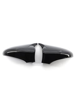 Pair of Side View Mirror Covers Shells Cap Replacement for Lexus Self-Adhesive