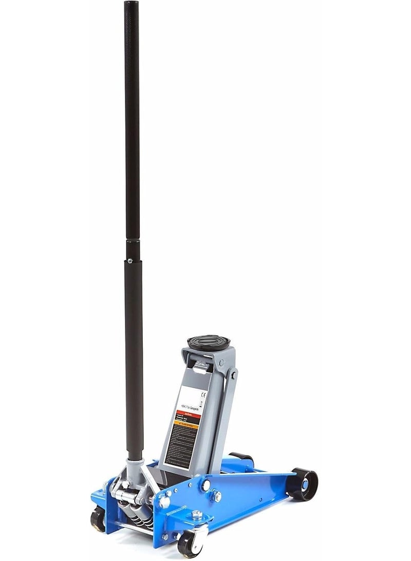 رافعة أرضية هيدروليكية على عجلات – قدرة 3 طن بنظام رفع مزدوج لرفع السيارة بسرعة وأمان - Image 4