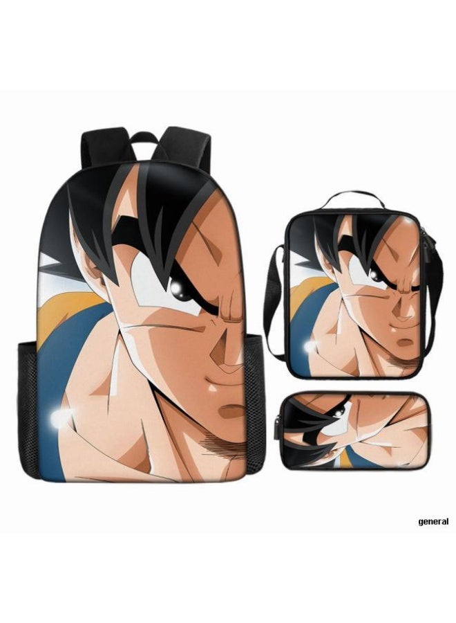 عام حقيبة ظهر مطبوعة عالمية مشتركة - مجموعة حقائب ظهر من ثلاث قطع (متوفرة للطلاب والأطفال والأصدقاء في النزهايات وتسلق الجبال وما إلى ذلك) - 113 - Image 1