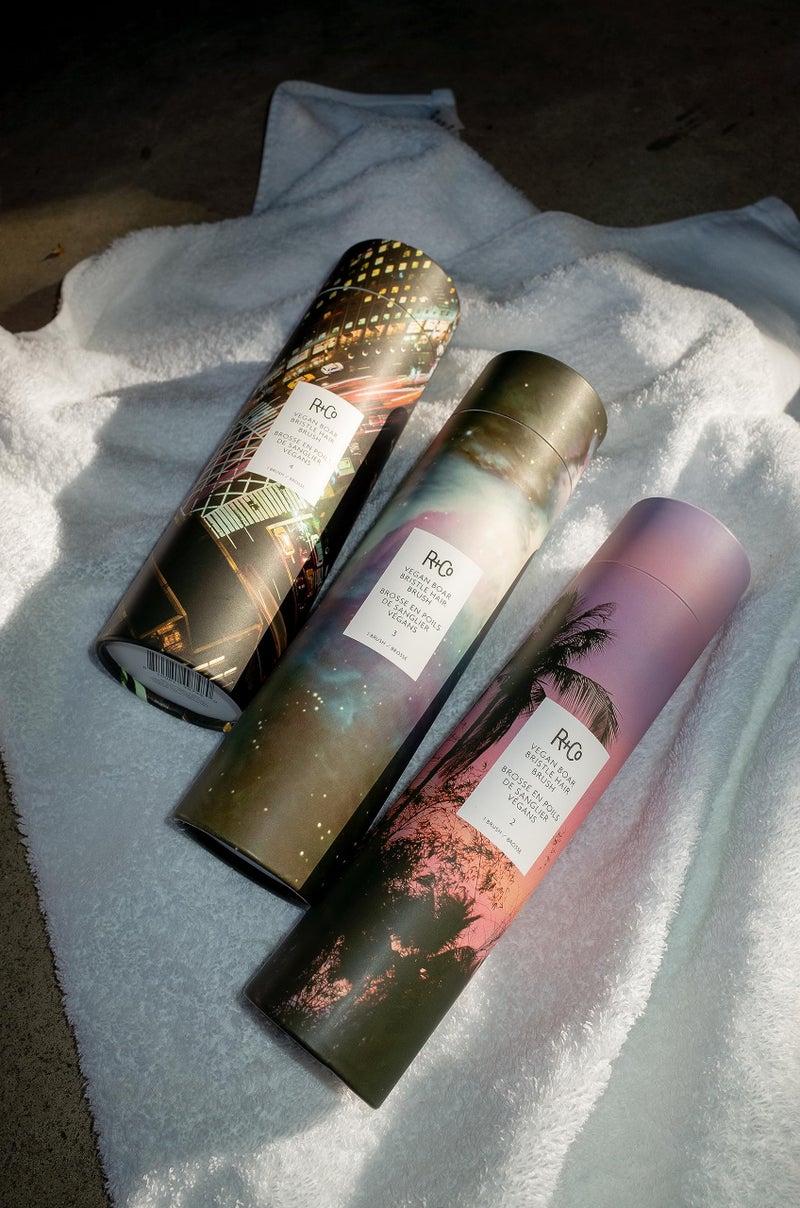 R+Co Vegan Boar Bristle Hair Brush #4 (65 mm) - Image 5