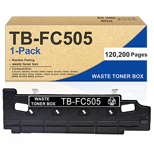 MANNERES TB-FC505 TBFC505 Waste Container 1 Pack - Compatible TBFC505 TBFC50 TB-FC50 Waste Toner Box Replacement for Toshiba e-Studio 2505AC 2515AC 2555C 3005A 3015AC 3055C 3505AC 3508A 3515AC 3555c Printers - Image 1
