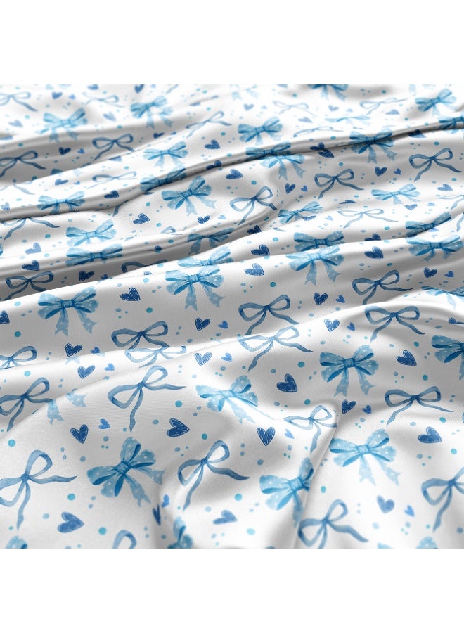 فيلاتو Ø¬Ù„Ø§Ø¨ÙŠØ© Ù…Ø®ÙˆÙŠØ± Ù…Ù† Ù‚Ù…Ø§Ø´ Ø­Ø±ÙŠØ± Ø§Ù„Ù„ÙŠÙ„ Ø¹Ø±Ø§Ù…Ù†ÙŠ Ø¨Ø§Ù„ÙŠØ§Ø±Ø¯Ø©ØŒ Ø£Ø²Ø±Ù‚ Ø³Ù…Ø§ÙˆÙŠØŒ Ø£Ø¨ÙŠØ¶ØŒ Ù�ÙŠÙˆÙ†ÙƒØ§ØªØŒ Ù†Ù‚Ø´Ø© Ù‚Ù„ÙˆØ¨ØŒ Ø®ÙŠØ§Ø·Ø©ØŒ Ø¹Ø±Ø¶ 58 Ø¨ÙˆØµØ© - Image 3