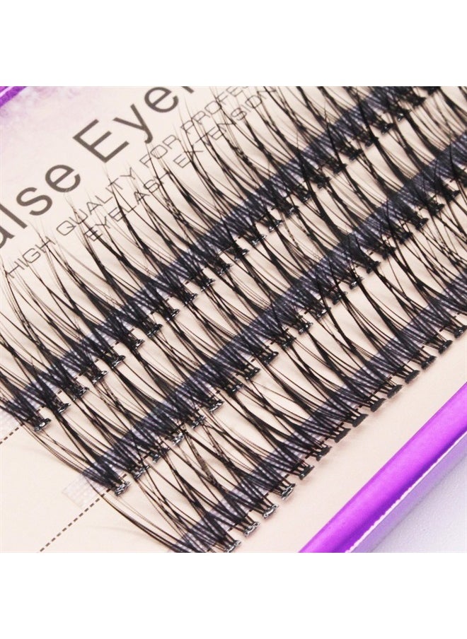 Bodermincer Scala 120Ppcs Fish Tail False Lashes 0.07 Thickness 20 Roots Hair C curl Eyelash Extension Strip False Eyelashes Makeup Individual Lashes (14mm)  - Image 3